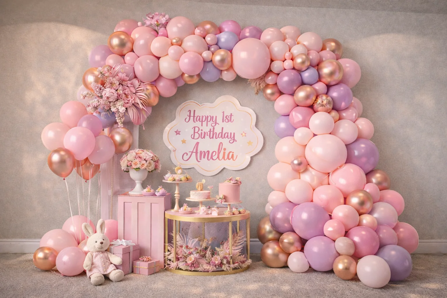 Birthday balloon styling Medway Kent by Little Moment Studio