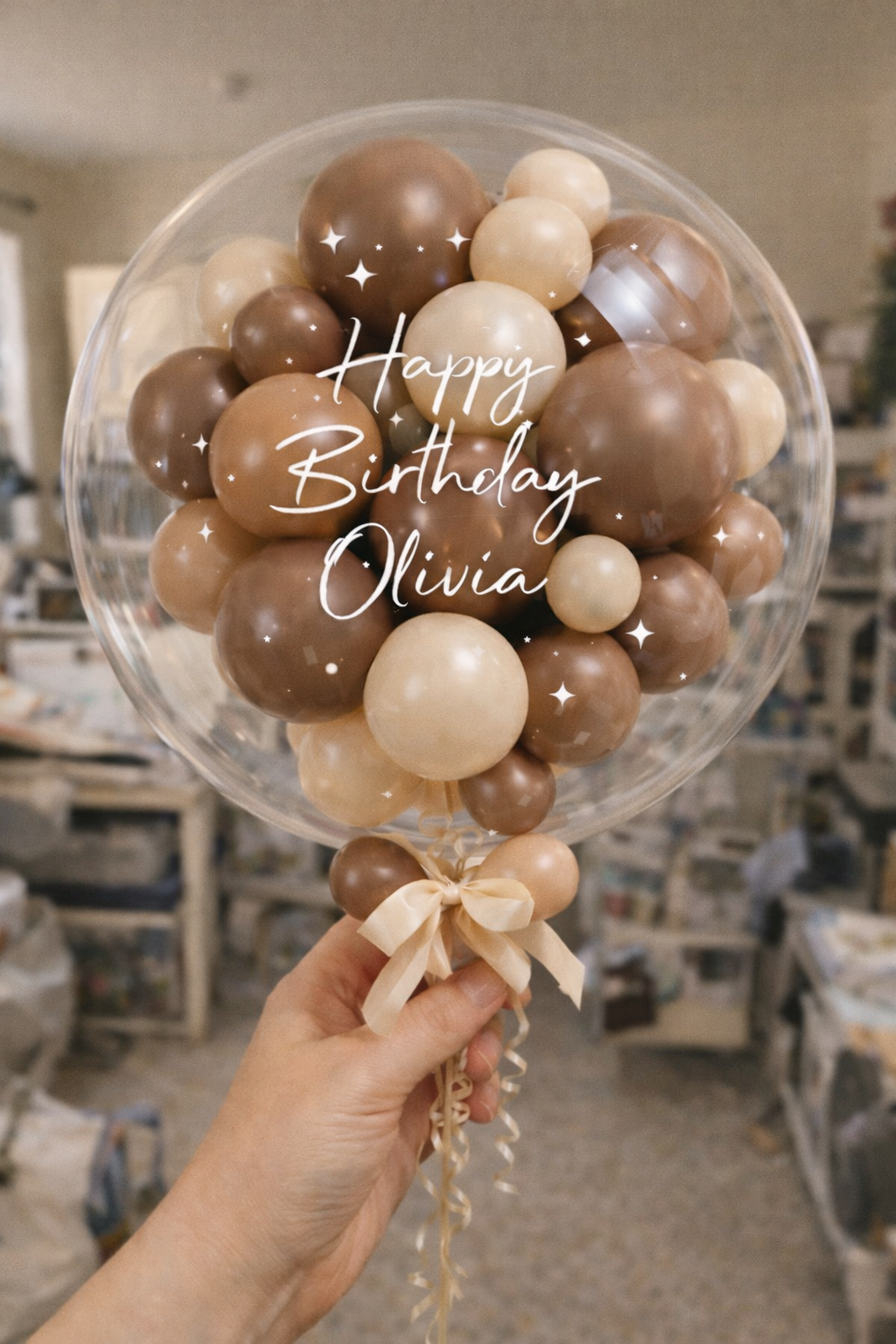 Bubble balloon first birthday Kent