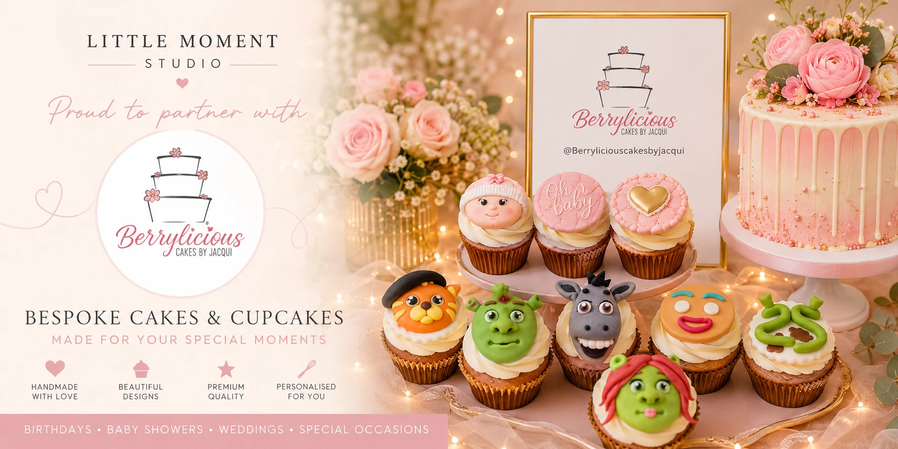 Berrylicious Cakes by Jacqui — handmade bespoke cupcakes for celebrations in Kent and Medway